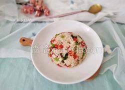 莴笋胡萝卜肉丁炒饭