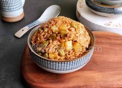 豆角焖饭