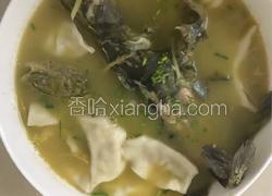 黄骨鱼煮饺子
