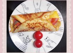 芝士鸡蛋卷饼