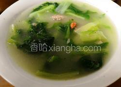 小白菜排骨汤