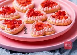 草莓酥皮饼的做法图解2