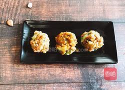 蒸油菜肉丸的做法图解7