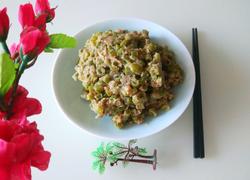 五香四季豆蒸疙瘩