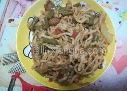 土豆豆角焖面