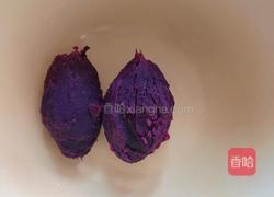 玫瑰花酿紫薯豆包（高压锅版）的做法图解1
