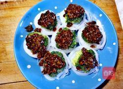 金蒜粉丝蒸西兰花的做法图解11