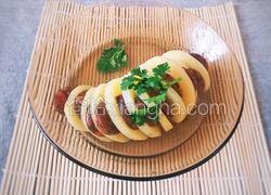 腊肠蒸风琴土豆