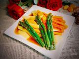 酱汁芦笋蒸胡萝卜土豆的做法[图]