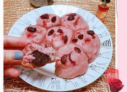 玫瑰花酿紫薯豆包（高压锅版）的做法图解15