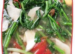 杏鲍菇煮菜花