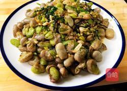 小葱炒胡豆（蚕豆）的做法图解4
