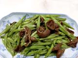 四季豆炒肥肠