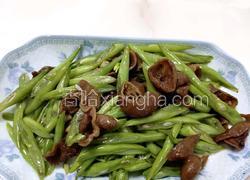 四季豆炒肥肠