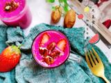 水果创意菜＋火龙果思慕雪的做法[图]