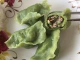 菠菜面猪肉大葱饺子的做法[图]