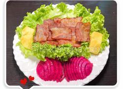 韩式生菜卷培根鲜果