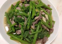 瘦肉炒南瓜苗
