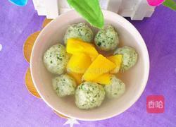 芒果菠菜圆子汤的做法图解15
