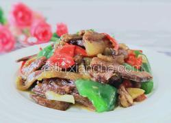 辣椒炒牛头肉