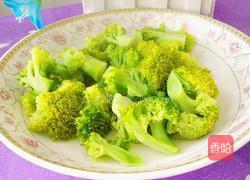 西兰花炒虾仁的做法图解5