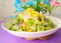 玉米炒西兰花