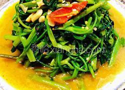 椒丝腐乳炒通菜