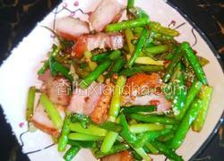 蒜薹炒烧猪肉
