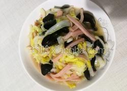 白菜炒木耳