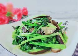 香菇炒小白菜