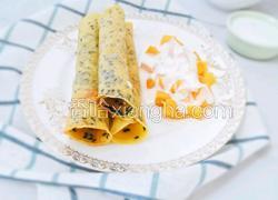 12M 黑芝麻鸡蛋卷 宝宝辅食营养食谱菜谱