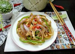 青椒洋葱炒肉丝