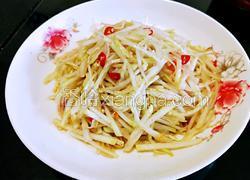 炝拌苤蓝(减脂菜)