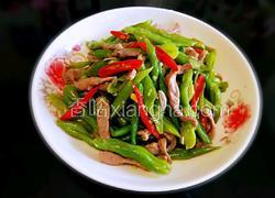 豆角炒肉丝