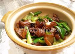 爆炒腊猪肠