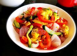 甜椒炒鸡蛋#减脂轻食菜#