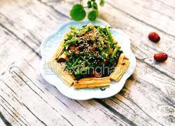 腐竹拌茼蒿