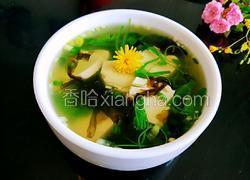 龙须菜豆腐汤