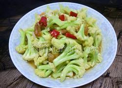 菜花炒干虾仁
