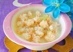 丝瓜虾球营养米糊