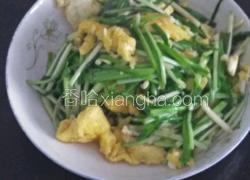 蒜苗炒鸡蛋