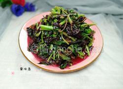 凉拌红苋菜