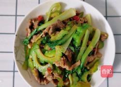 苦瓜炒肉的做法图解7
