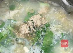 皮蛋鸡肉小米粥的做法图解13