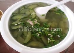 黄瓜肉片汤