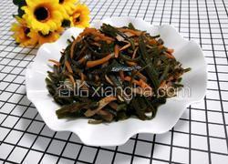 海带丝炒豆腐干