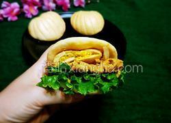 花干鸡蛋夹馍
