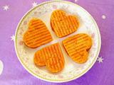西瓜牛奶煎饼（心形）的做法[图]
