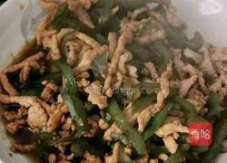青椒炒肉丝的做法图解4