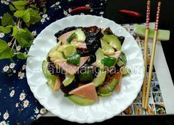 西葫芦火腿小炒